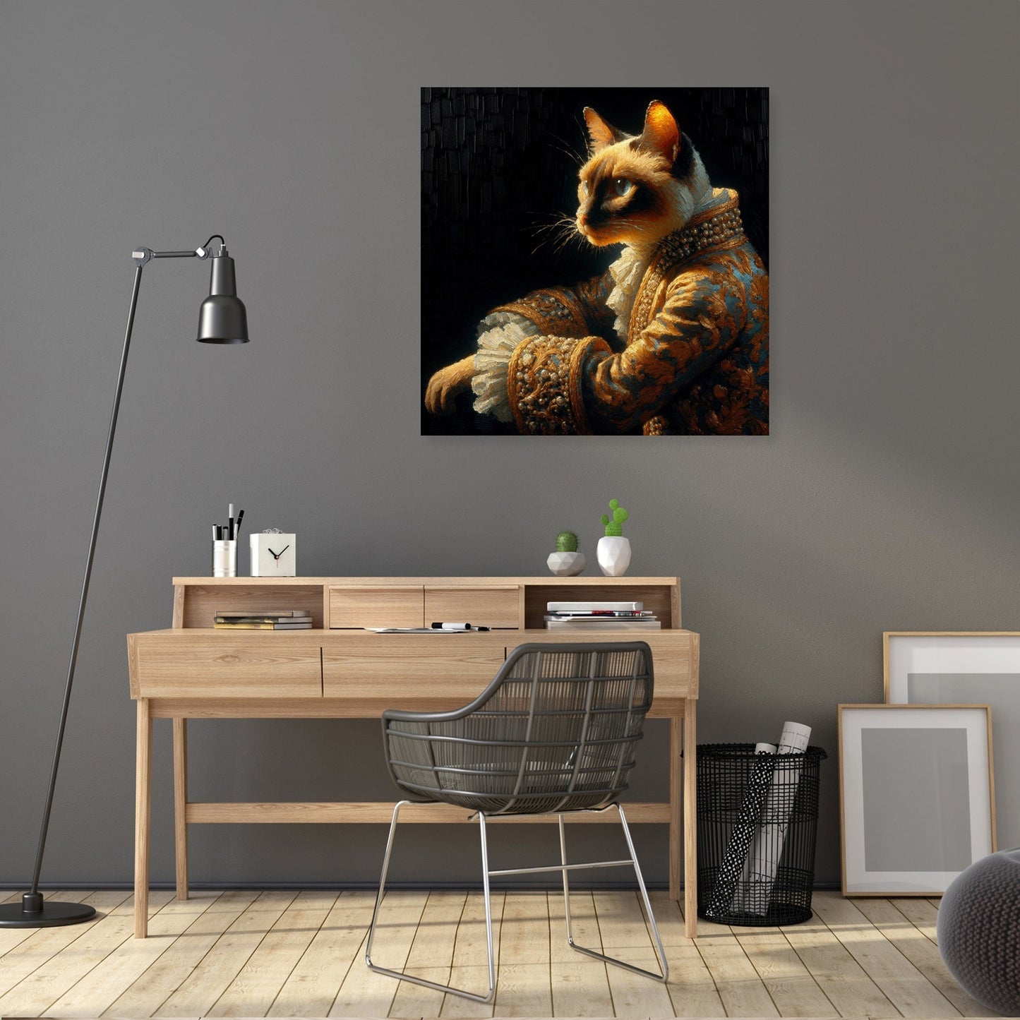 Royal Siamese Elegance Canvas
