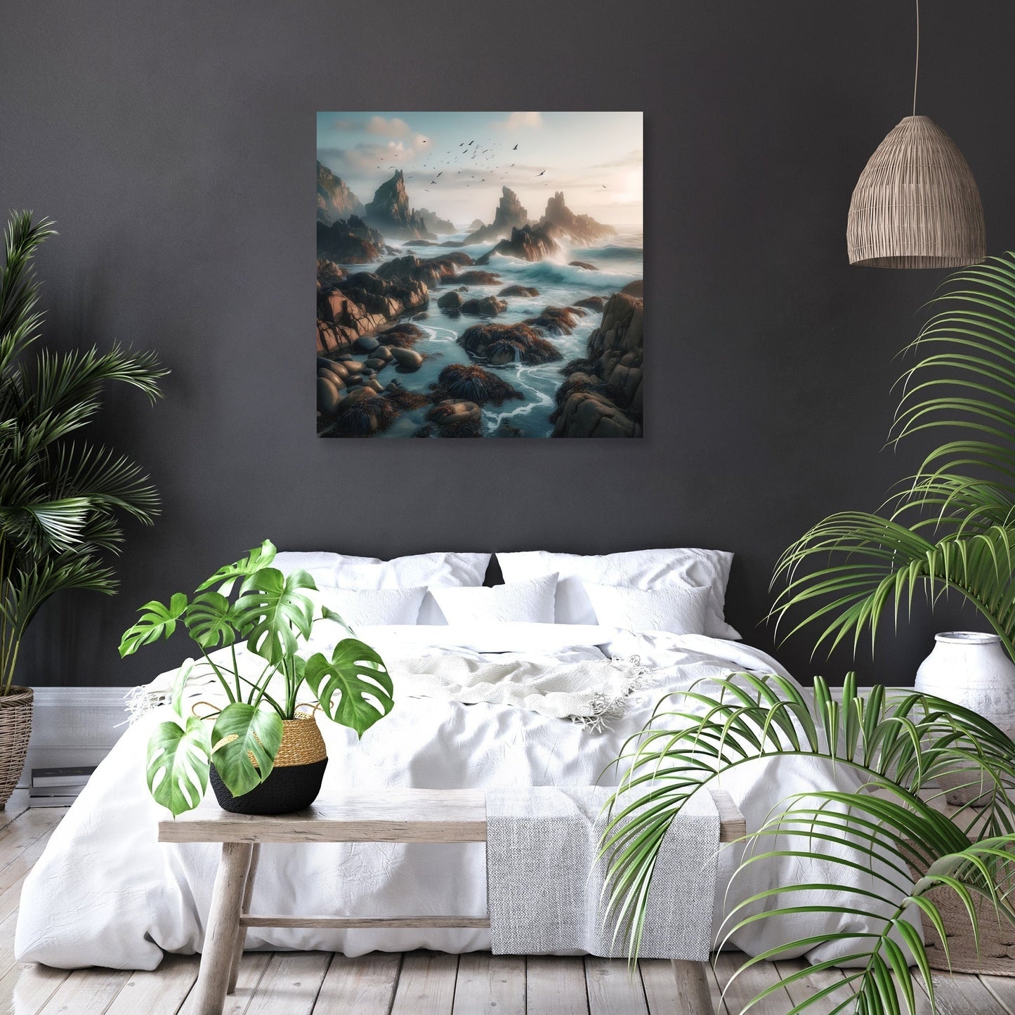 Morning Coastline Canvas
