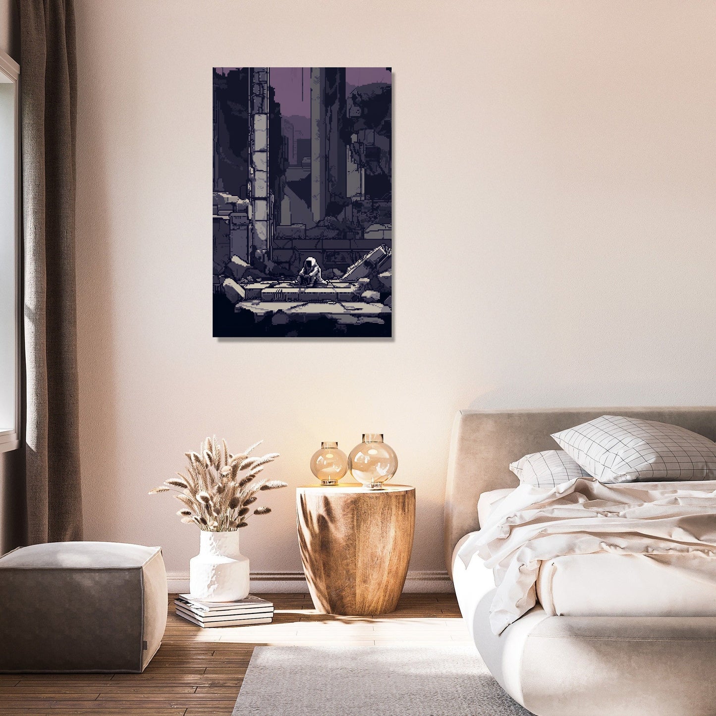 Despair in Ruin Canvas