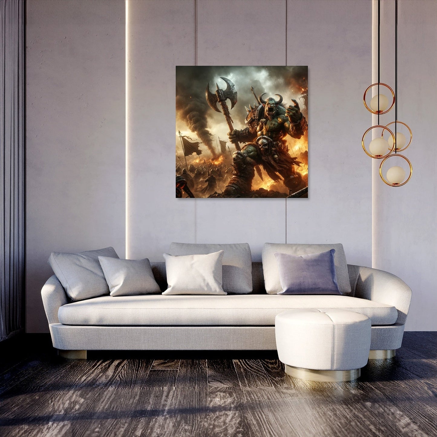 Orc War Cry Canvas