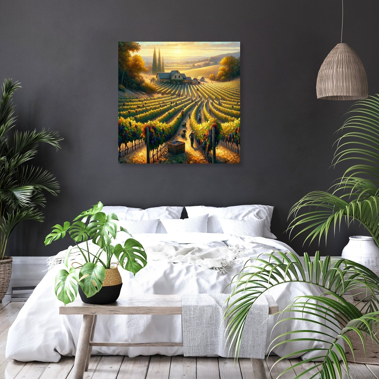 Harvest Vineyard Canvas
