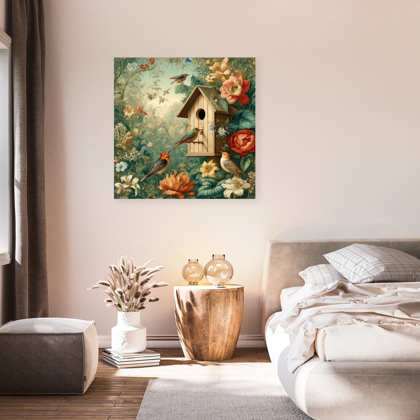 Springtime Nest Haven Canvas
