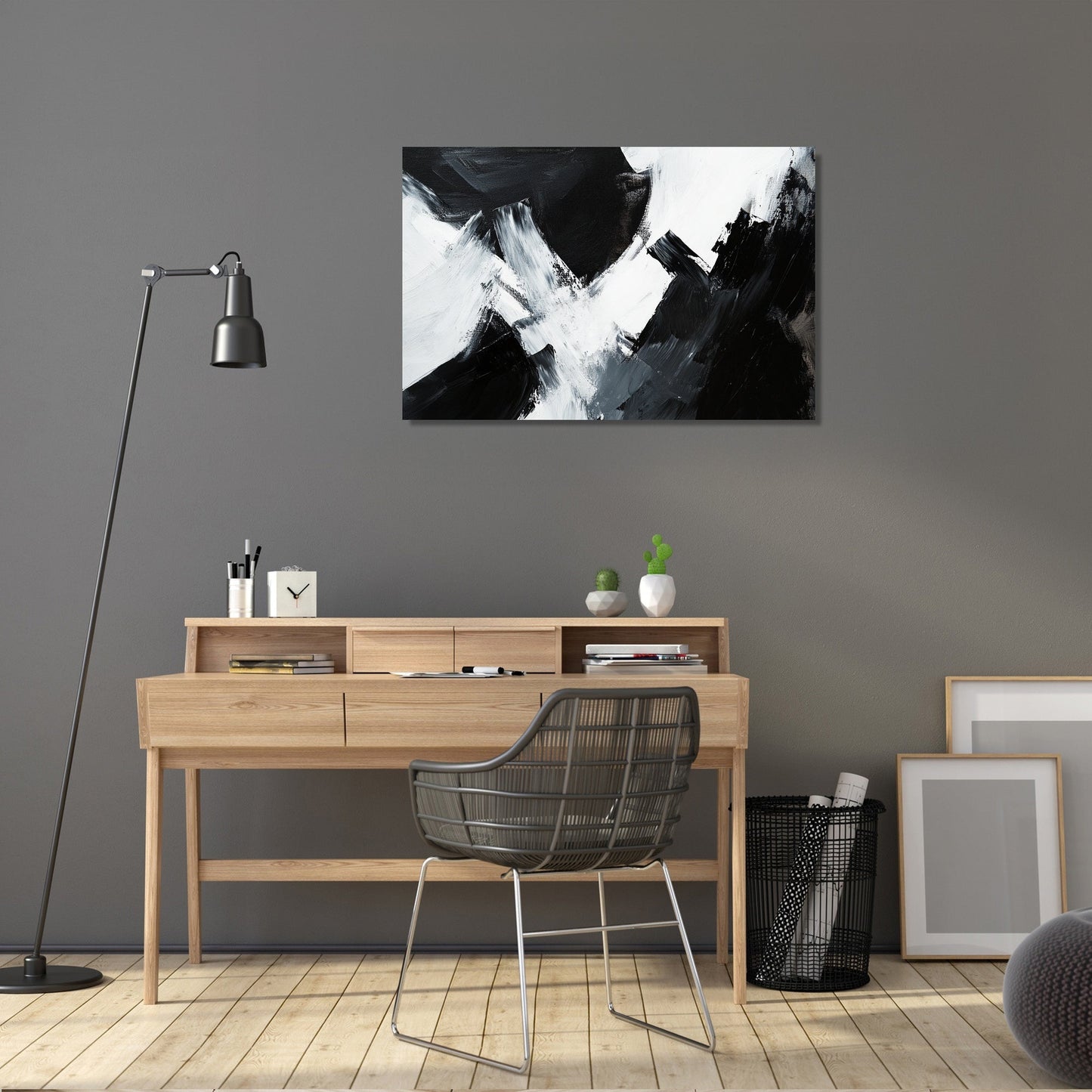 Angular Elegance Canvas