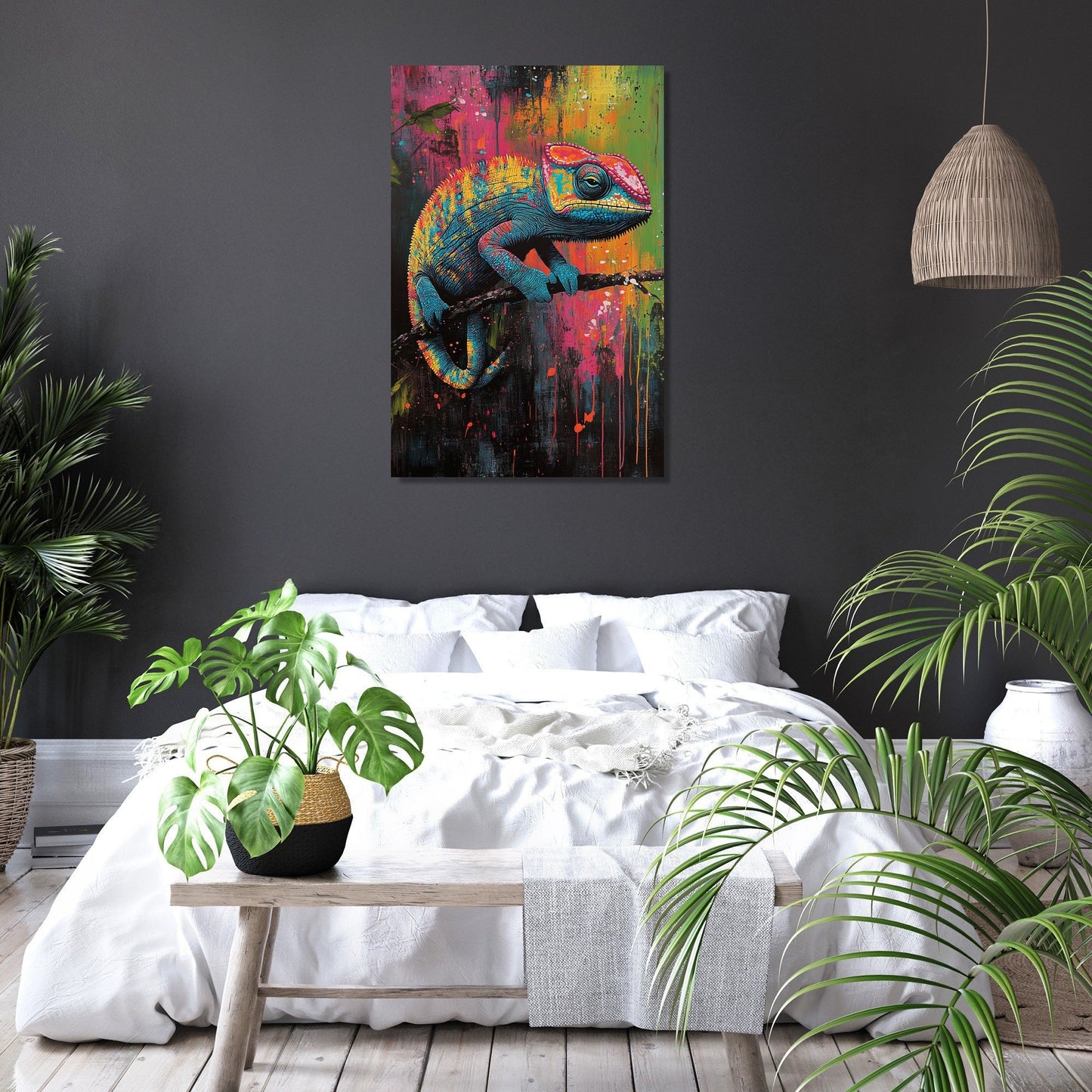 Chameleon Colour Dance Canvas