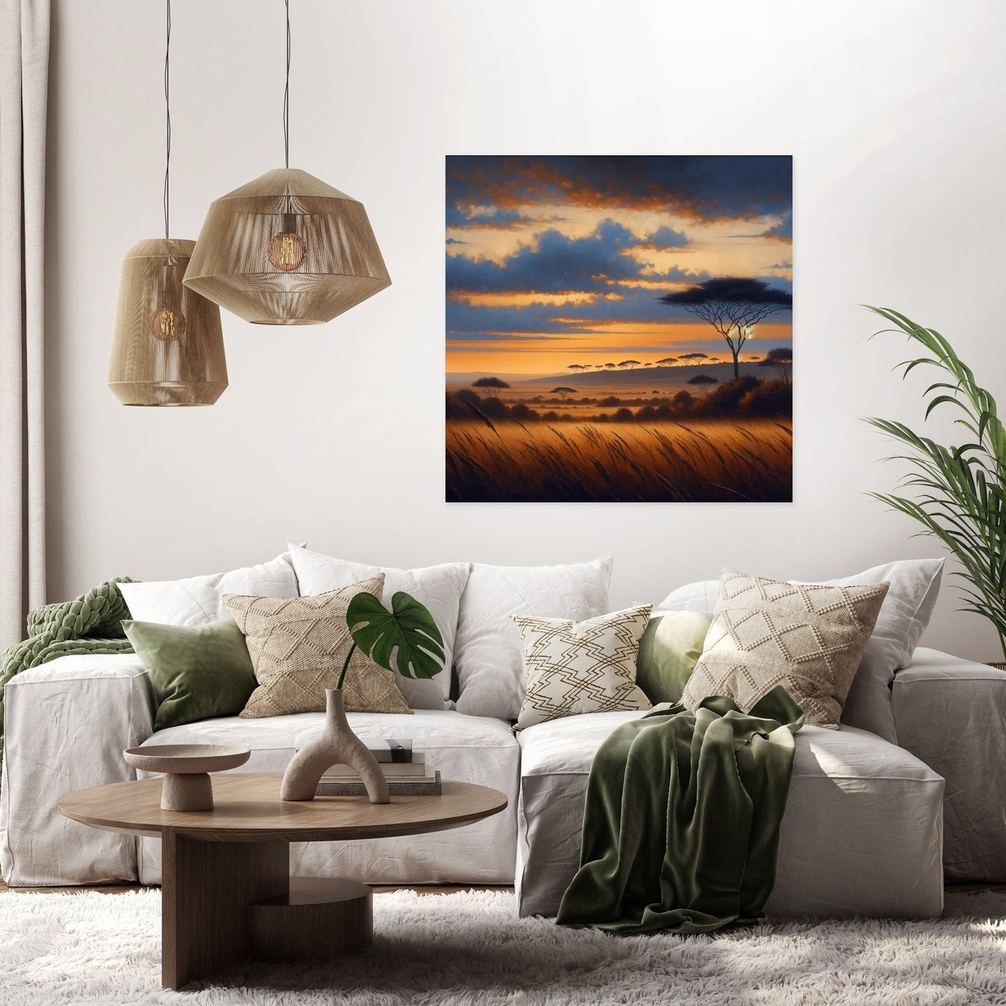 Twilight Savannah Canvas
