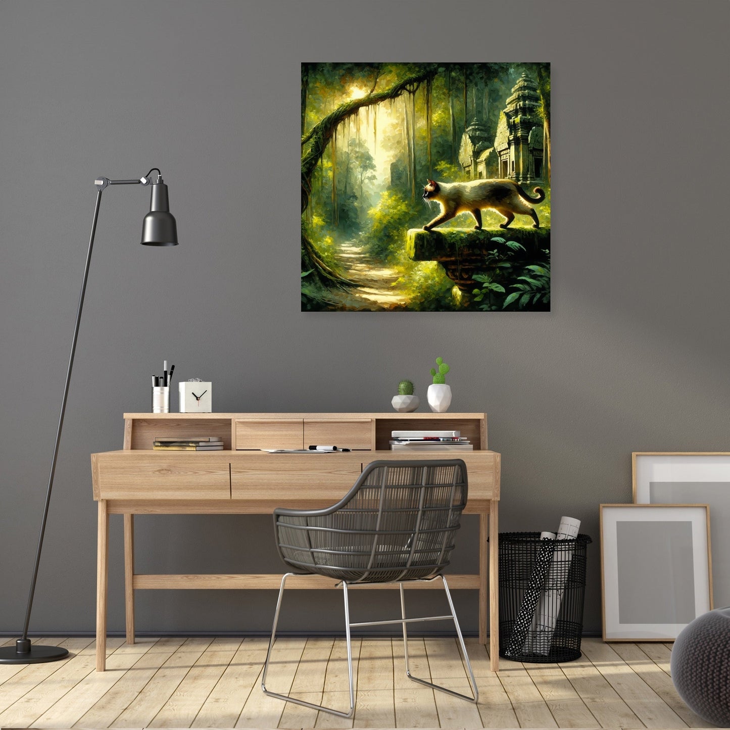 Jungle Temple Sojourn Canvas