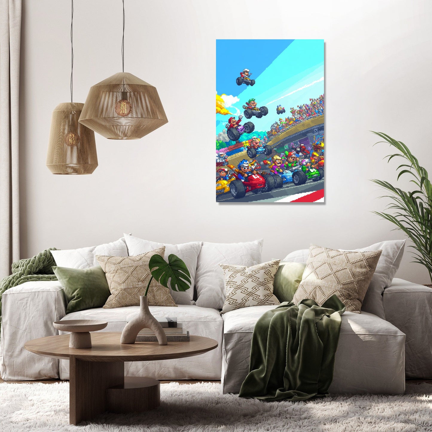 Turbo Kart Racing Canvas