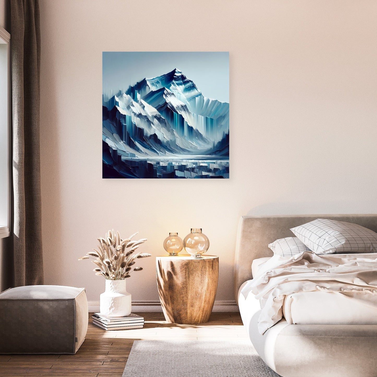 Everest Abstract Depths Canvas