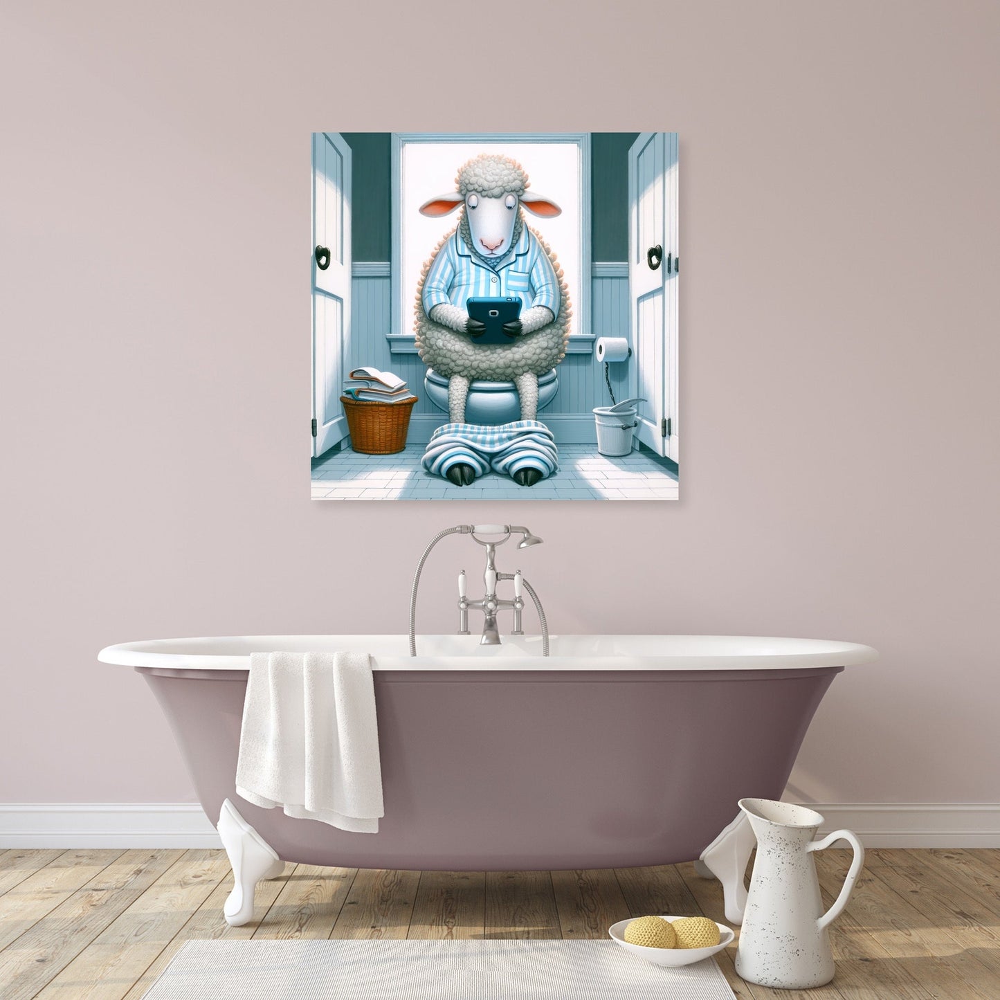 Storybook Sheep Shenanigans Canvas