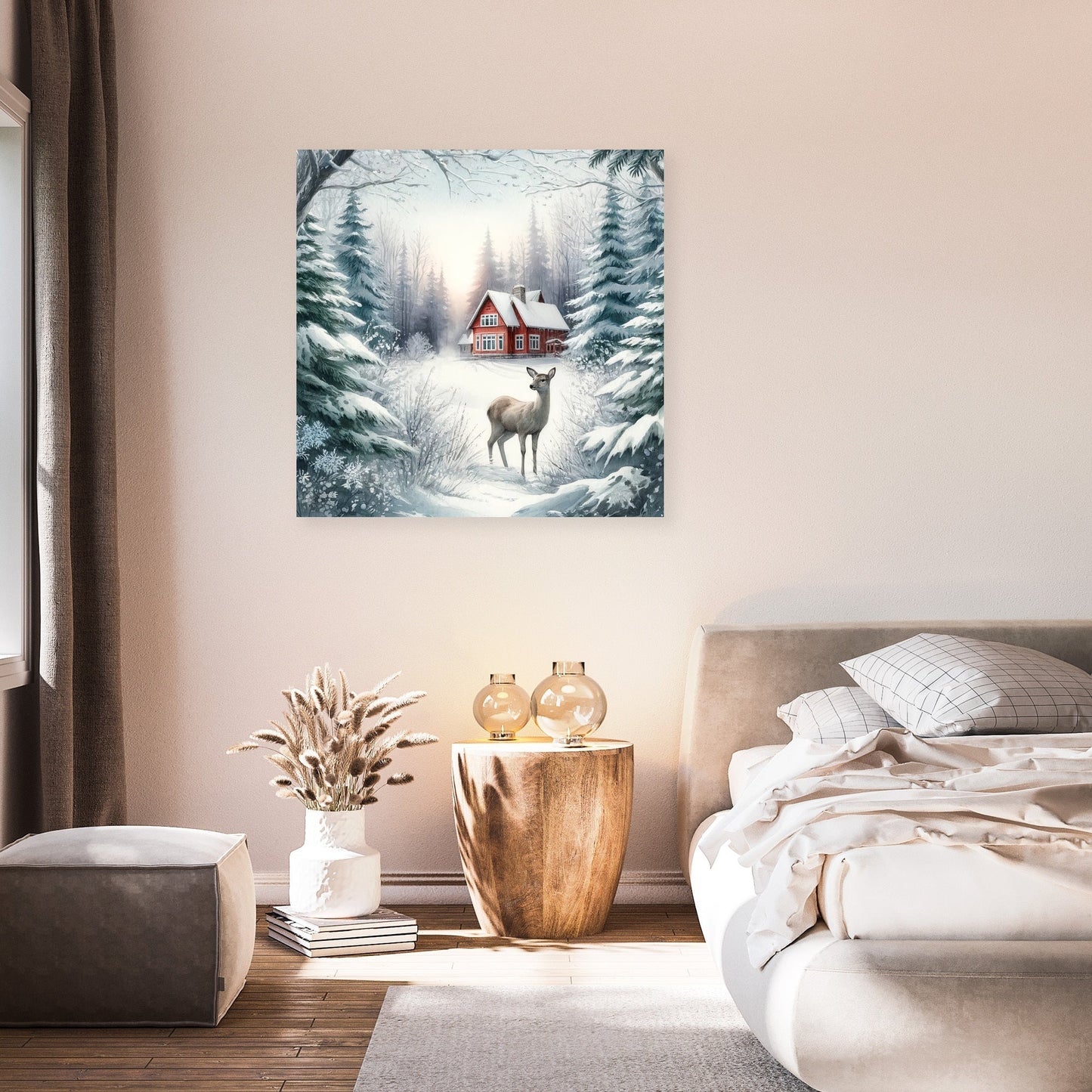 Winter's Gentle Gaze Canvas