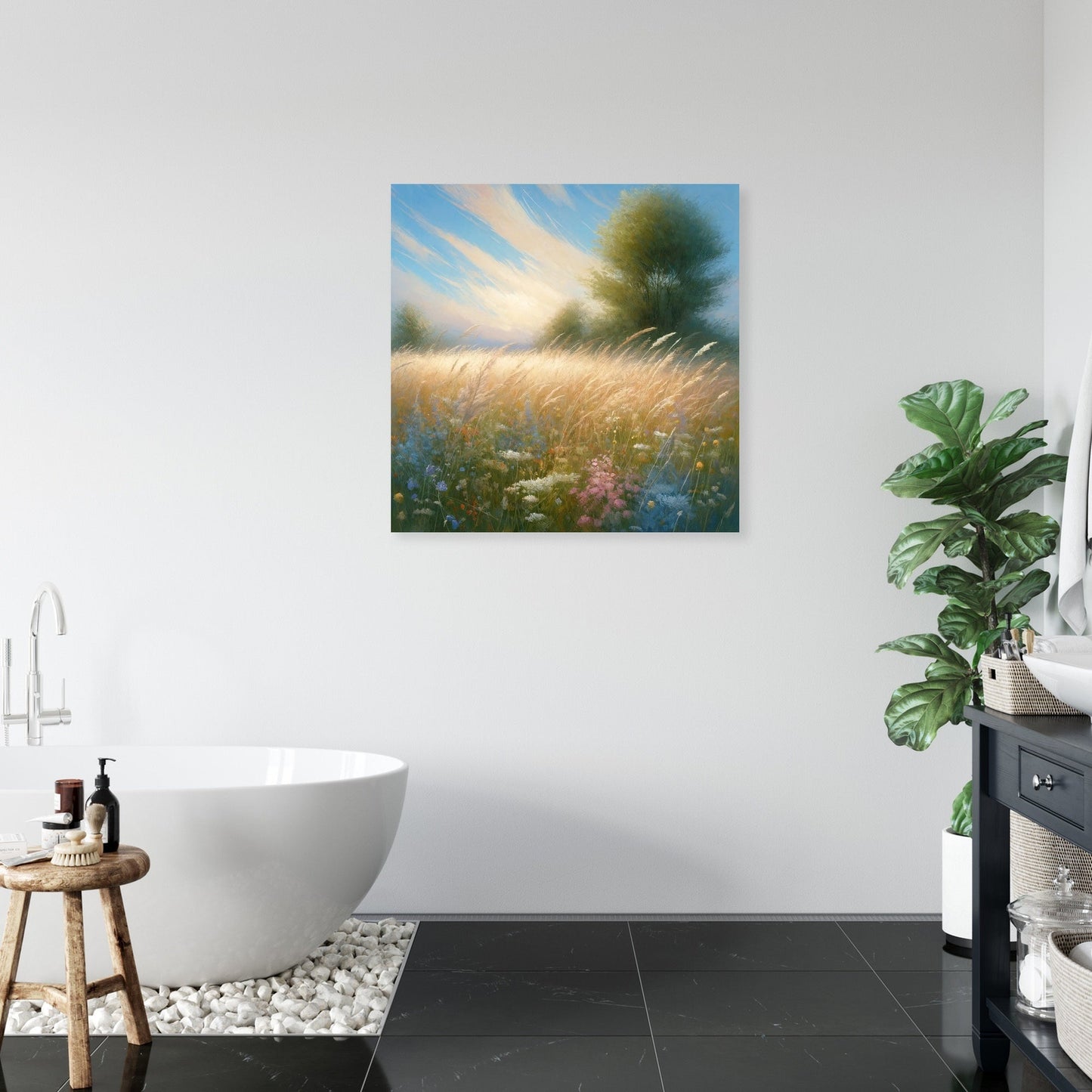 Sunlit Meadow Canvas