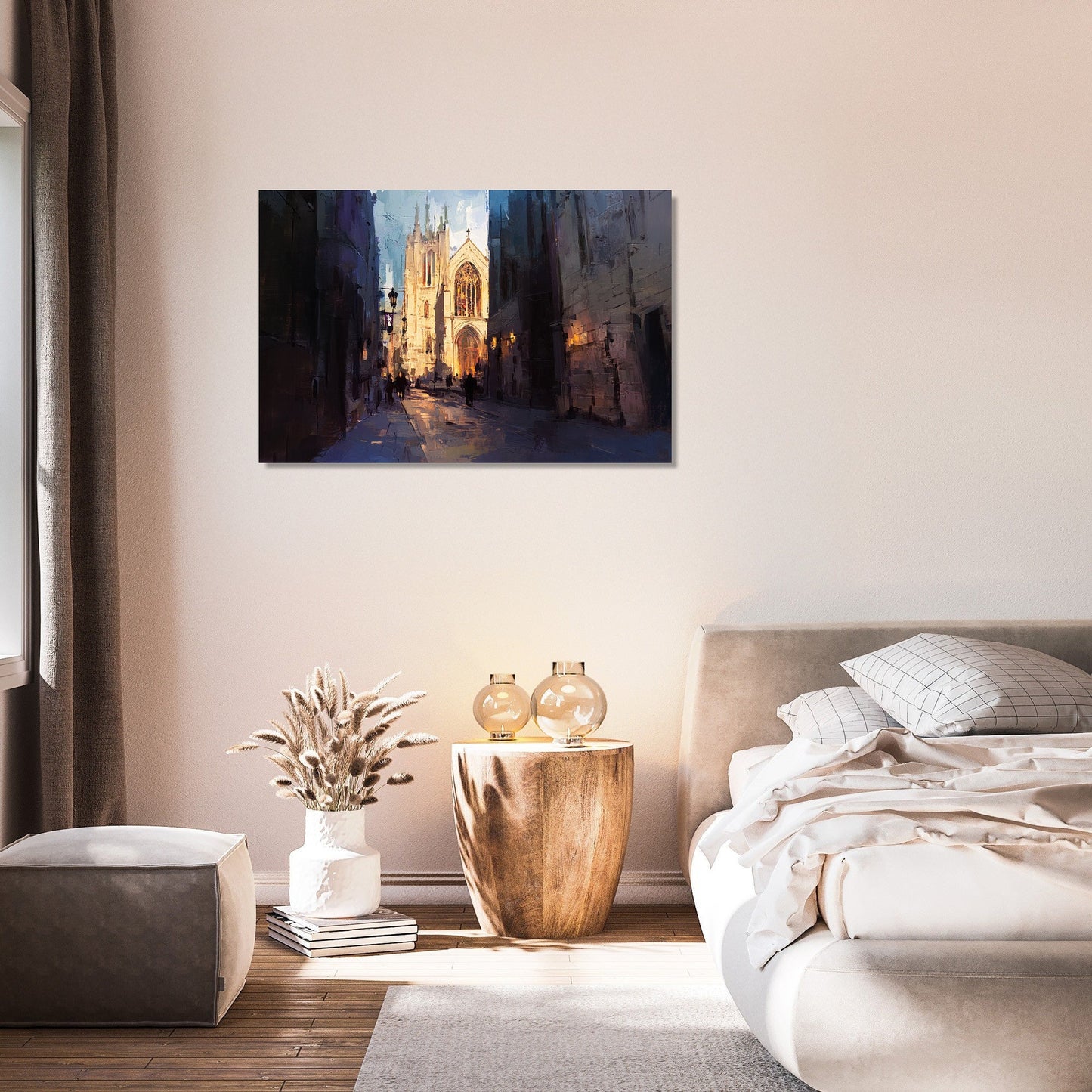 Canterbury Cathedral Twilight Canvas