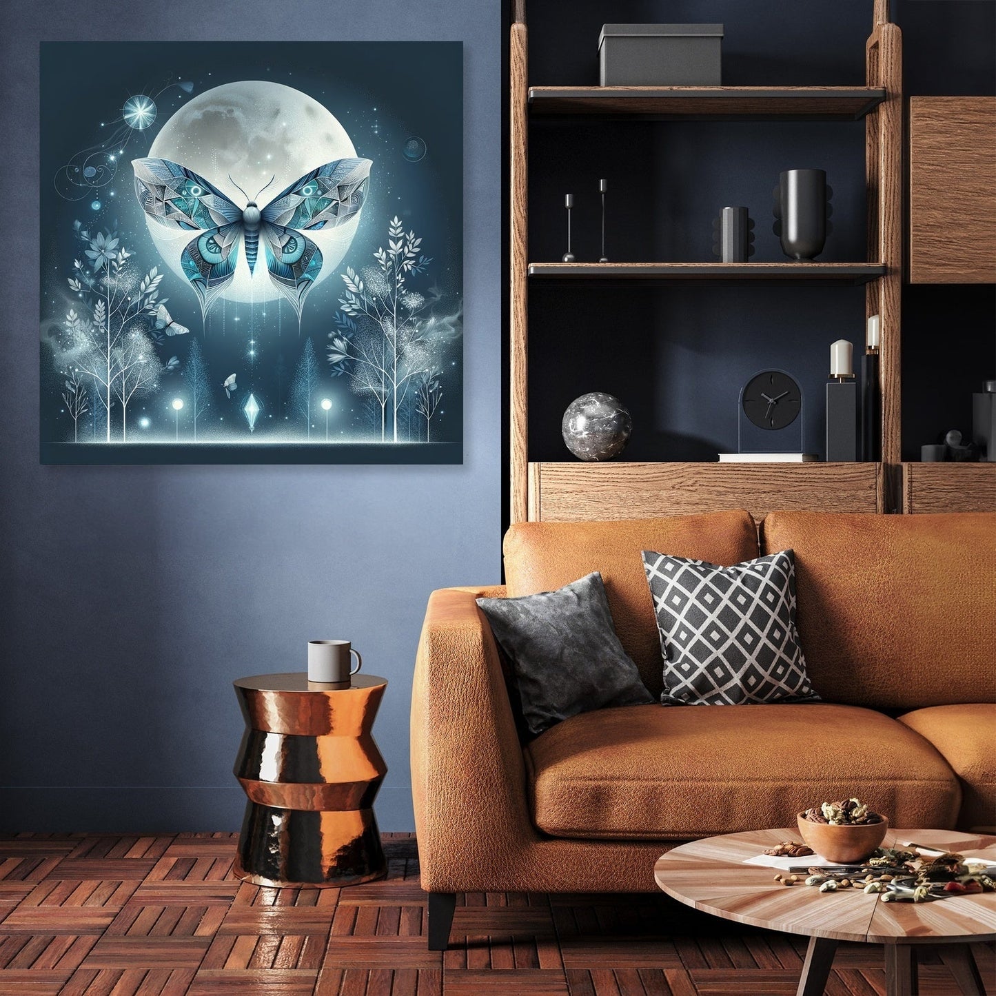 Mystical Moth Canvas