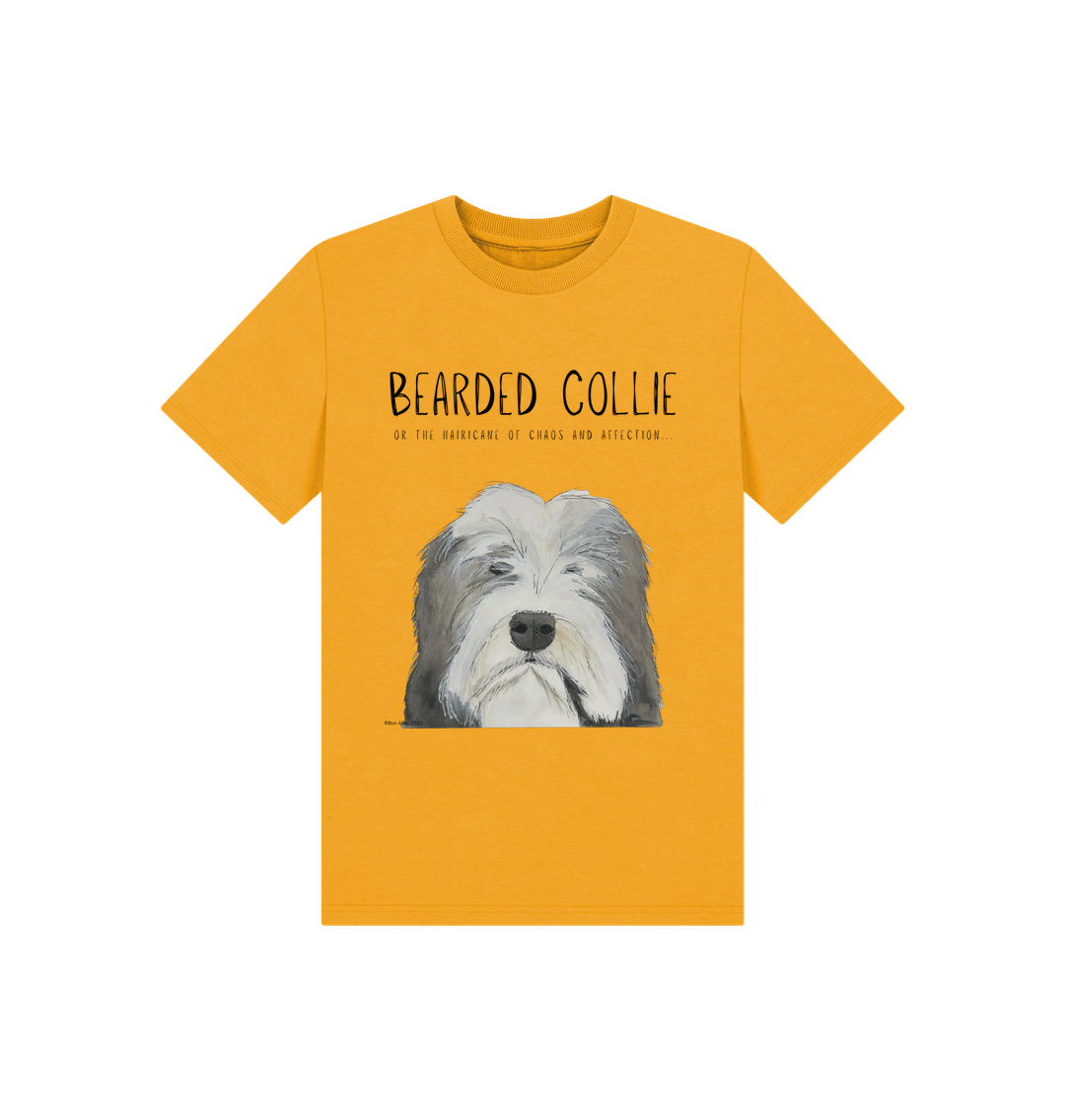 Tiny Hairicane: Bearded Collie Child's T-Shirt of Chaos & Cuddles!