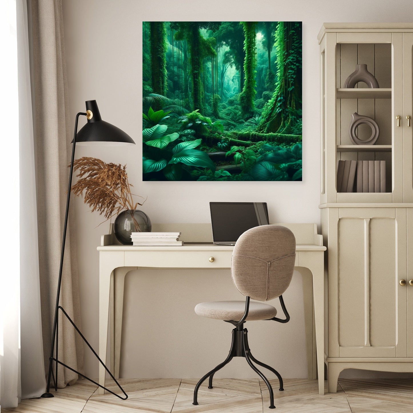 Jade Jungle Canvas