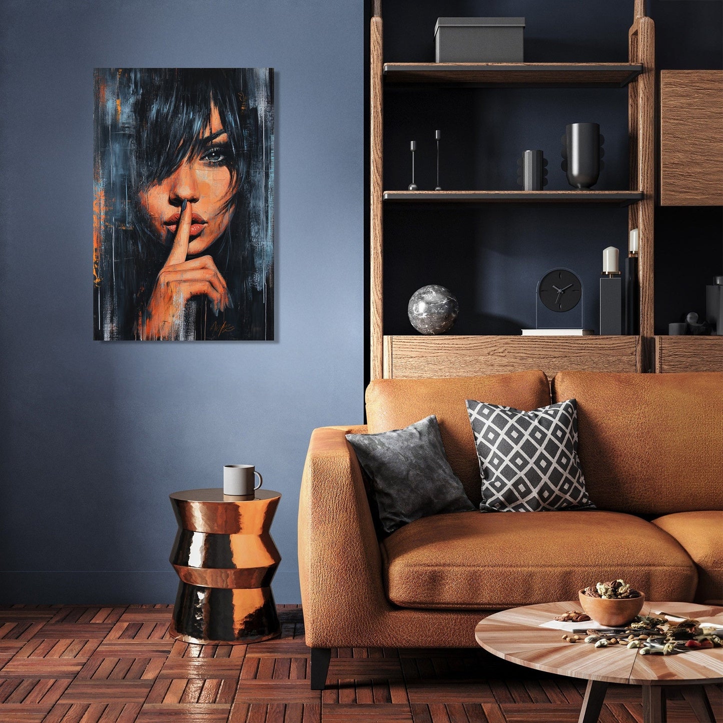 Enigmatic Shush Canvas