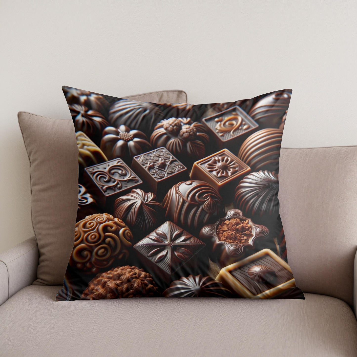 Chocolatier's Dream Cotton Cushion