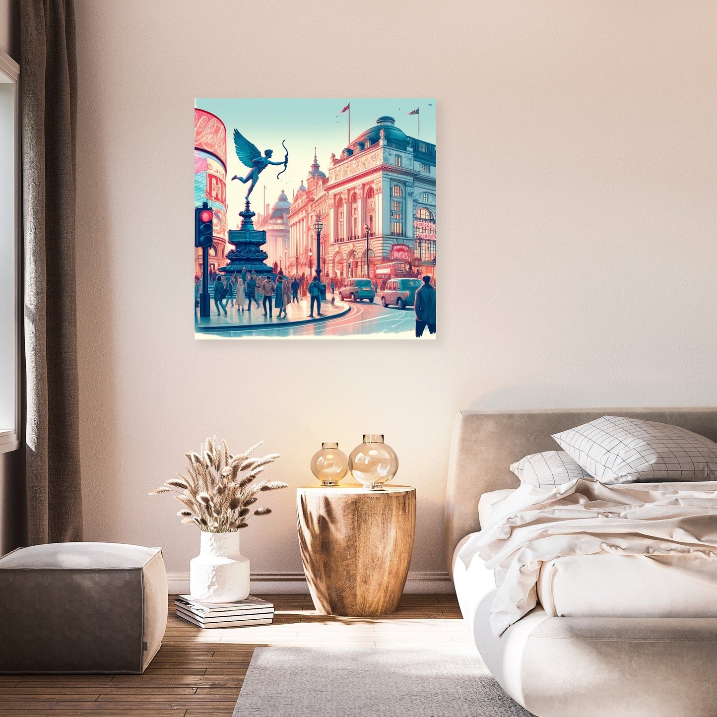 Piccadilly Circus Vibrance Canvas