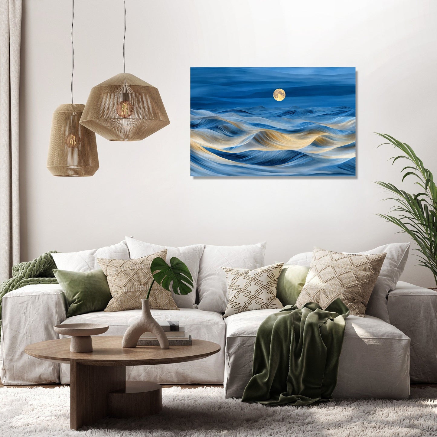 Moonlit Dunes Canvas