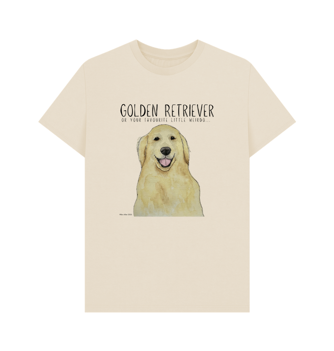 Golden Retriever Vibes: Men's Sustainable T-Shirt