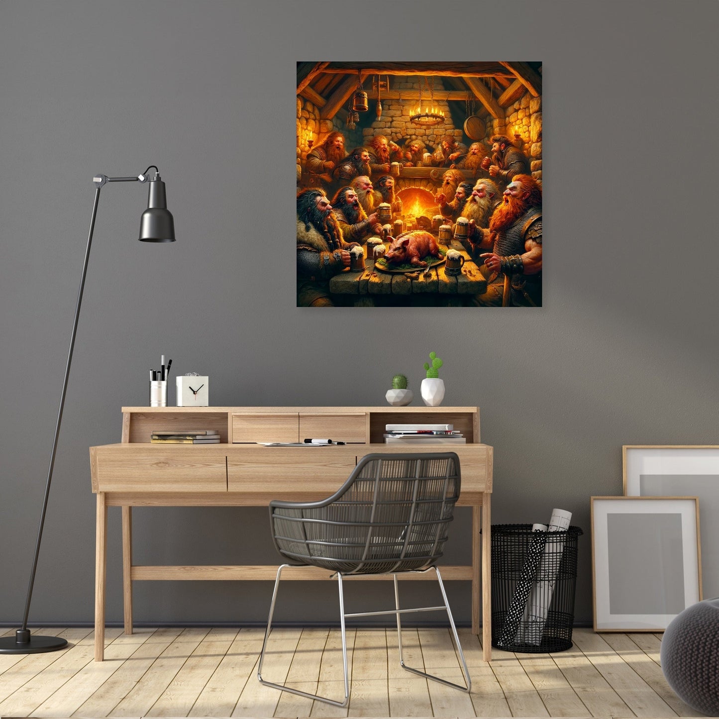 Dwarven Hearth Tales Canvas
