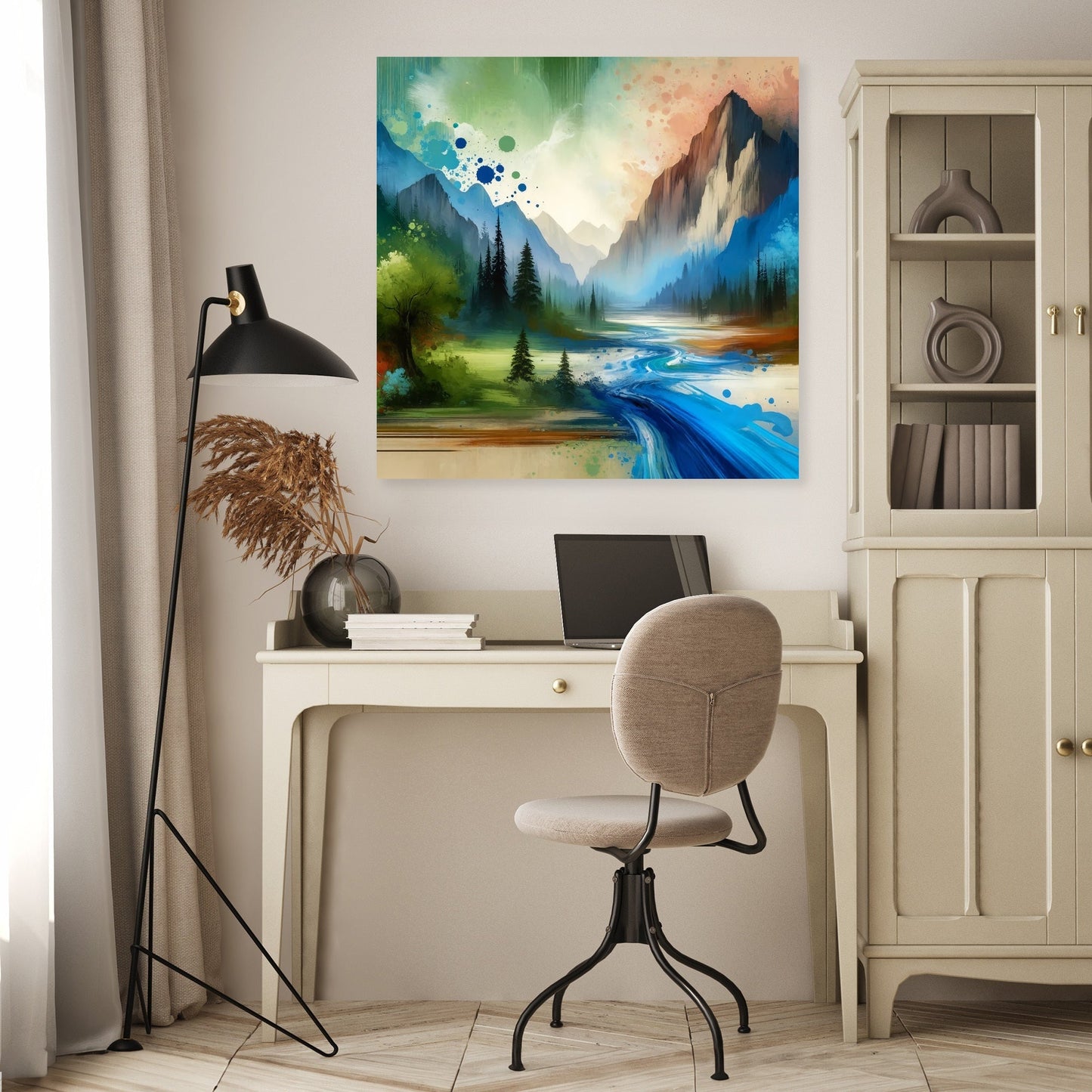 Tranquil Mountain Canvas