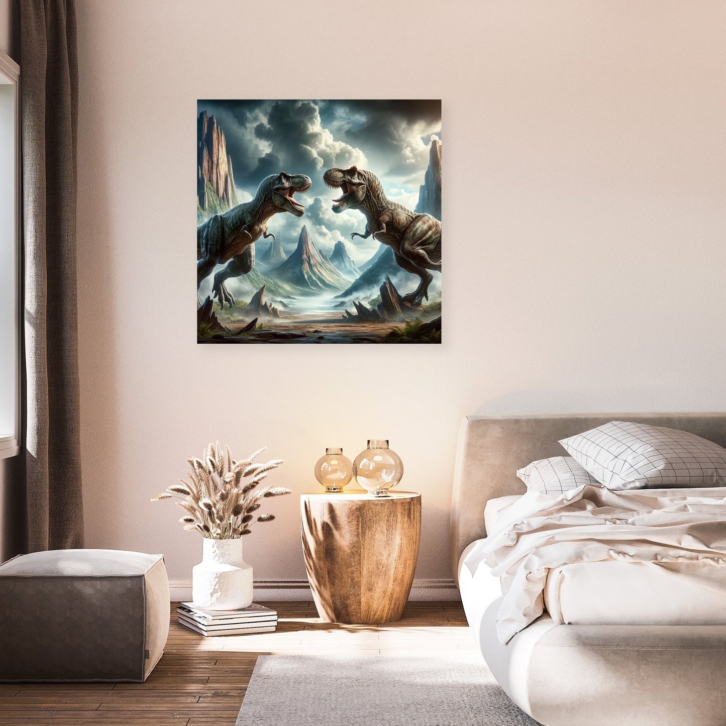 Thunder Duel Rex Canvas