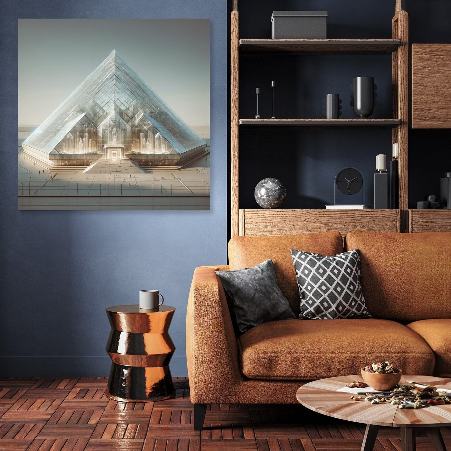 Future Pyramid Canvas