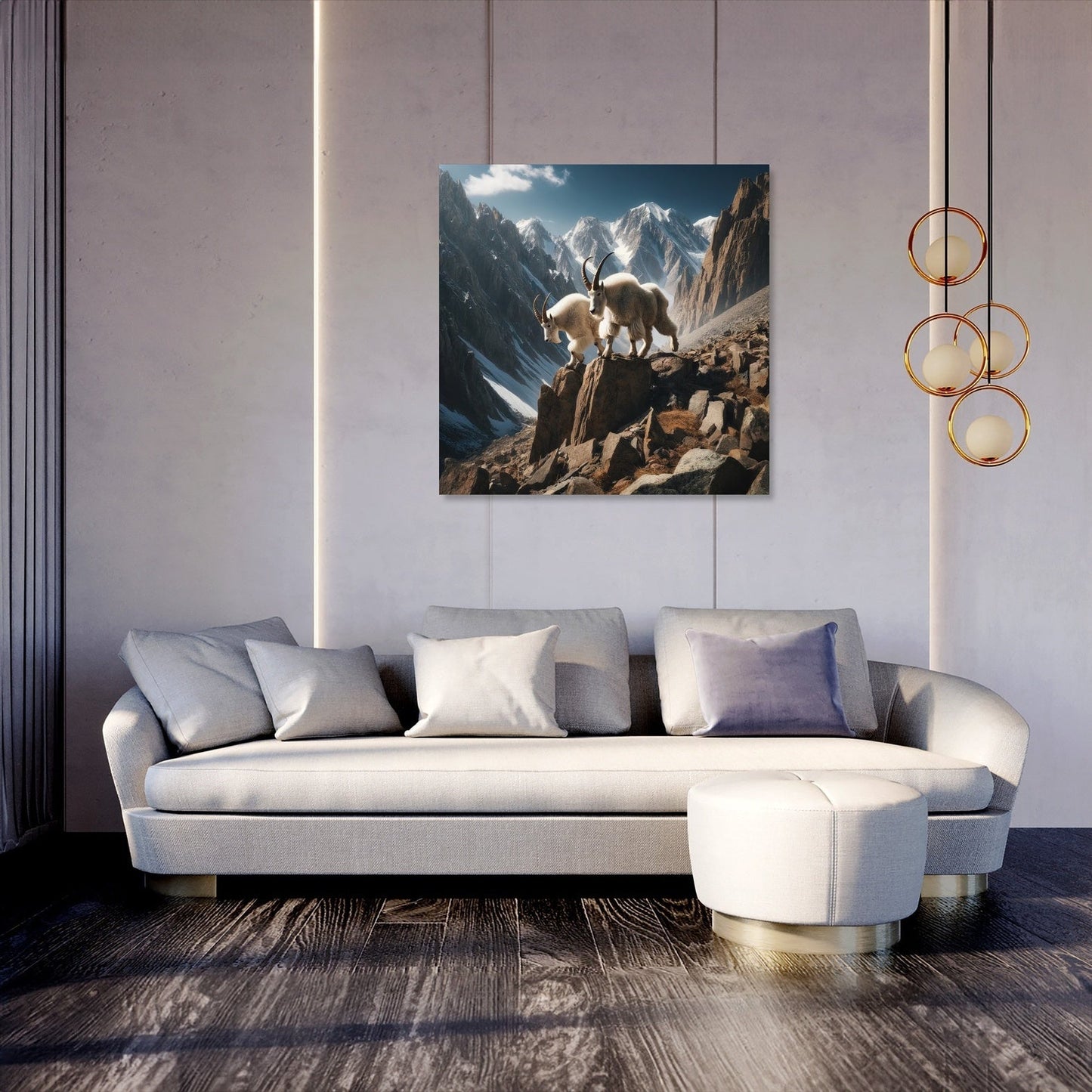 Mountain Goats Canvas