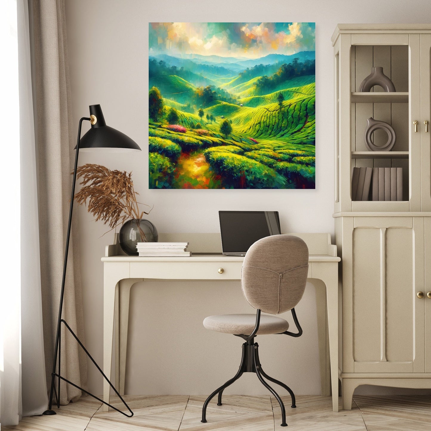 Cameron Highlands Tea Fields Canvas