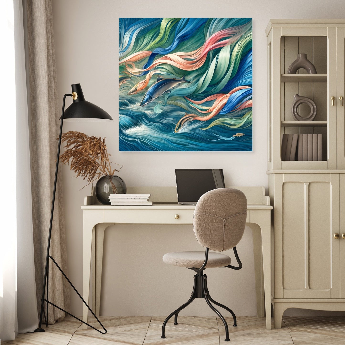 Silken River Canvas