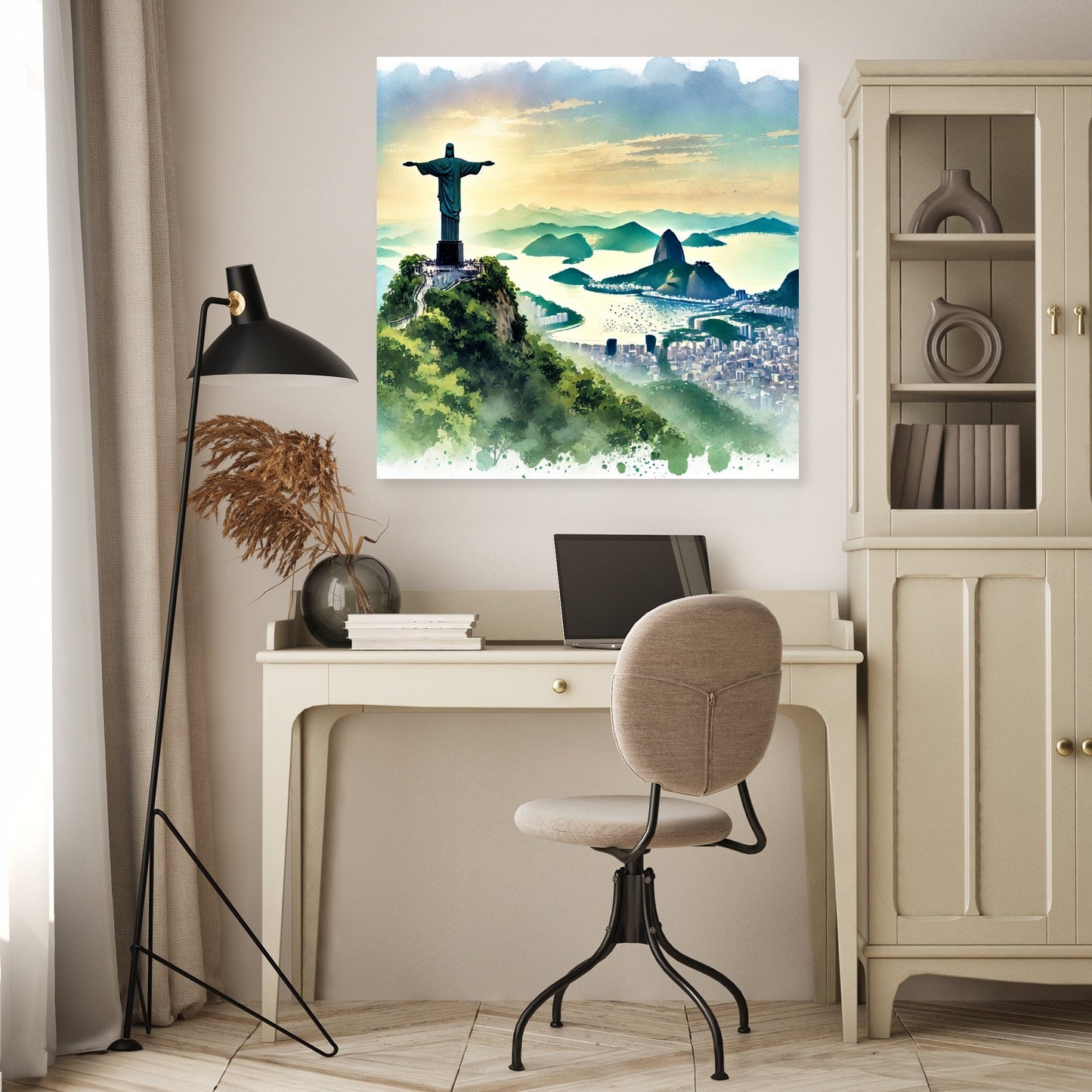 Rio Reverence Watercolour Canvas