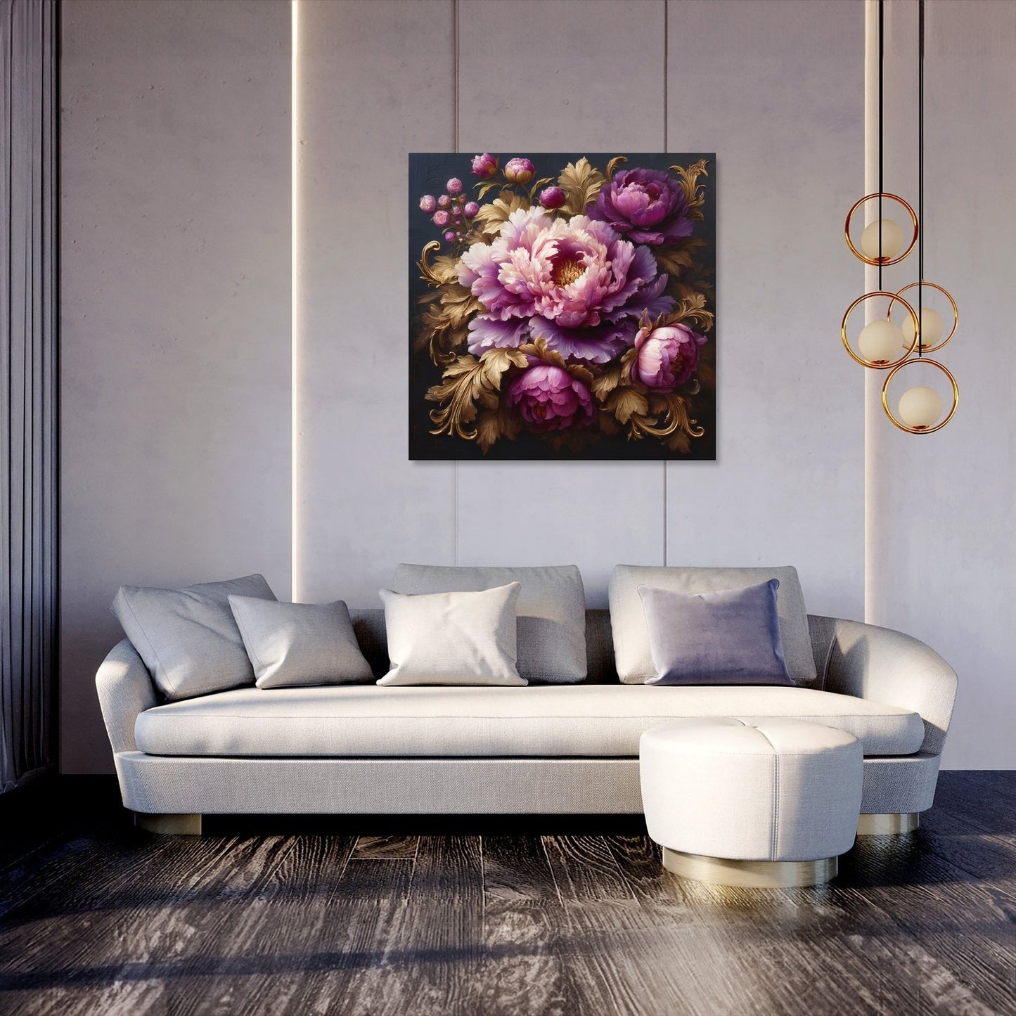 Regal Peony Canvas