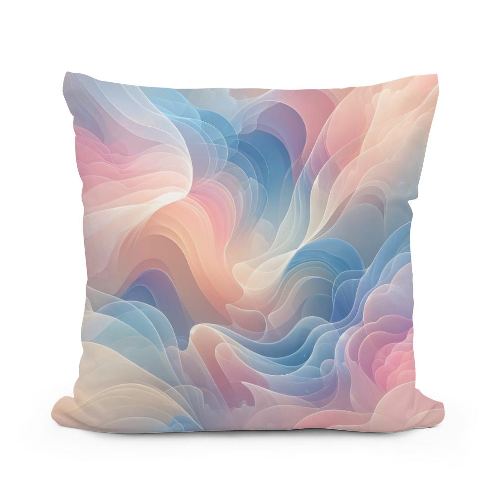 Pastel Dreamscape Cotton Cushion