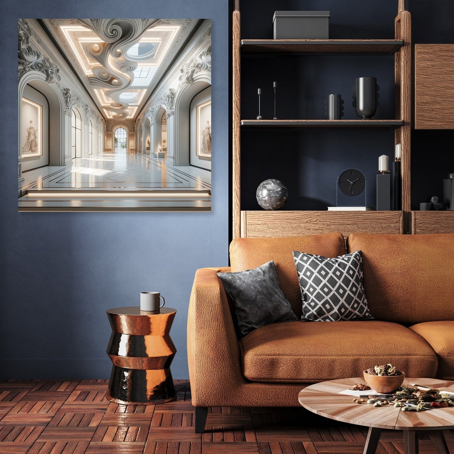 Baroque Minimalism Canvas