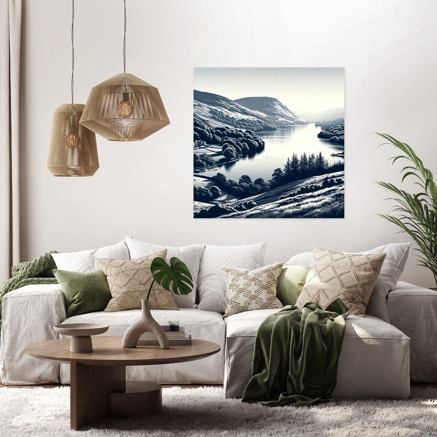 Tranquil Lake District Canvas