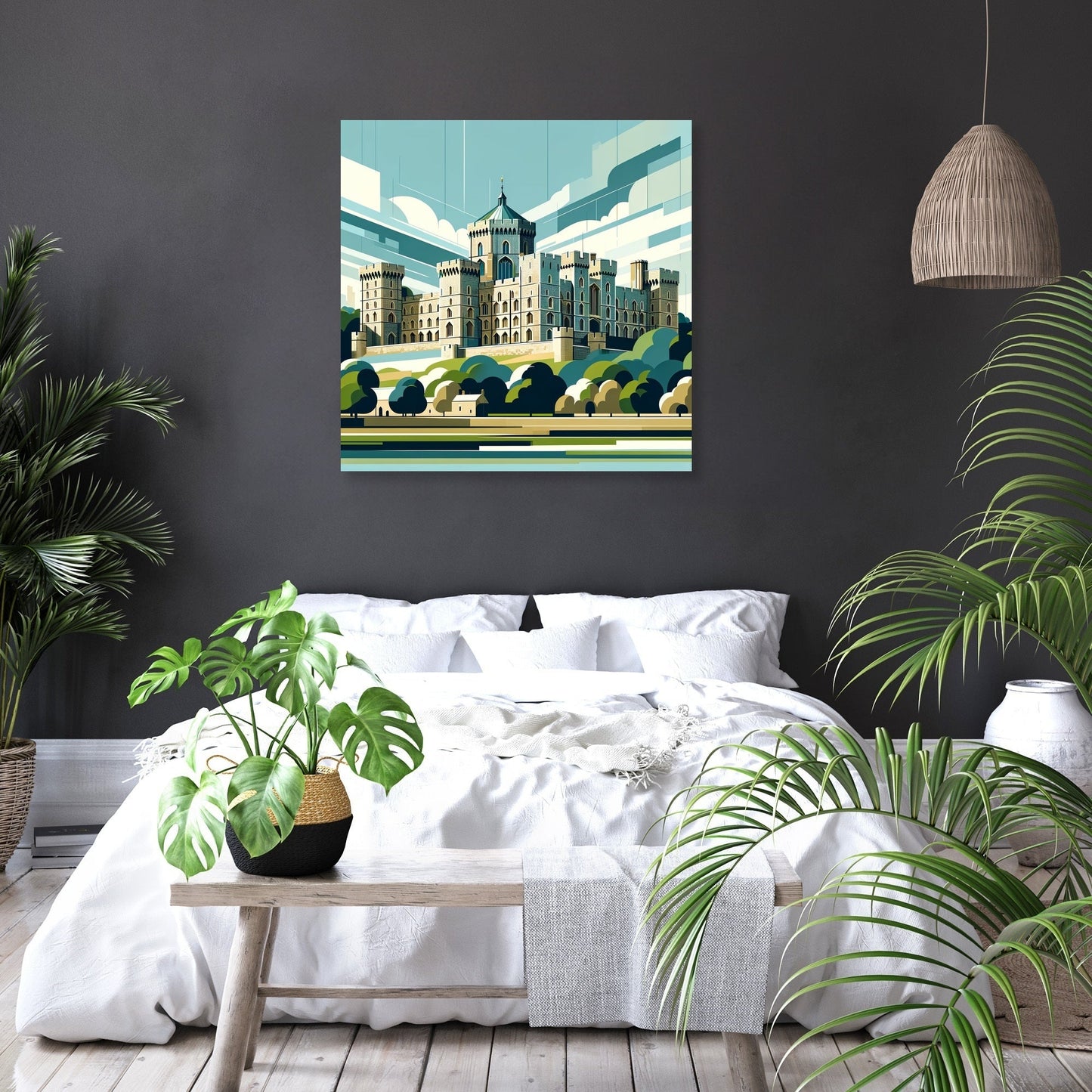 Modern Windsor Castle Canvas