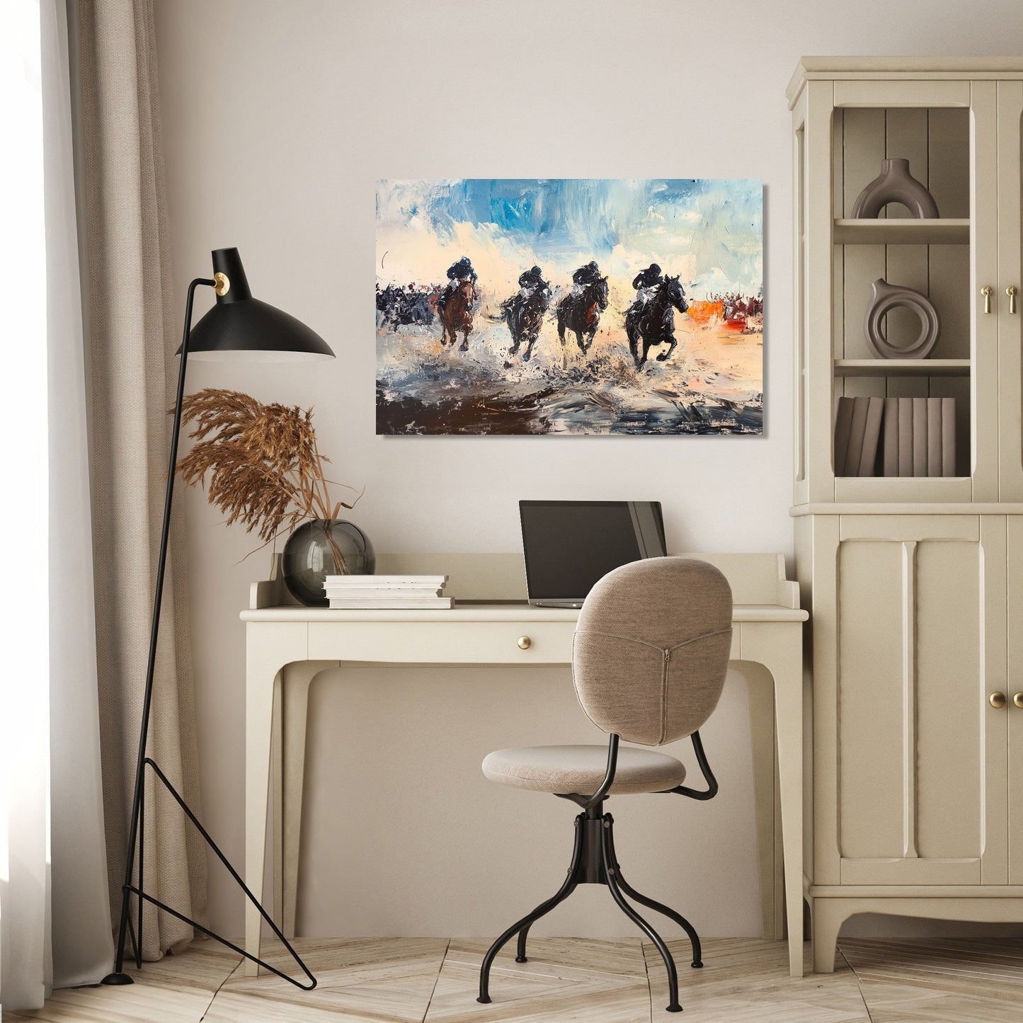 Galloping Glory Racing Canvas