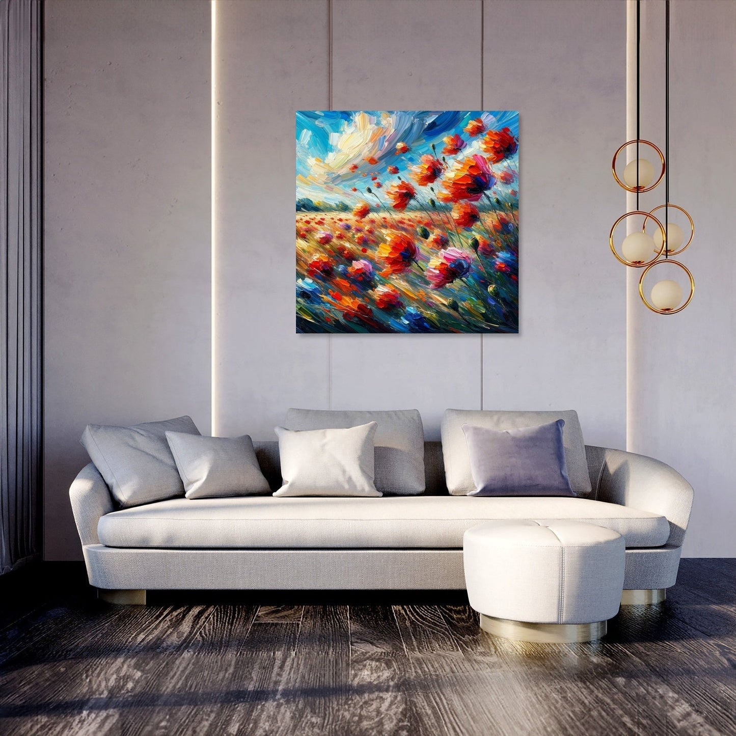 Whispering Poppies Canvas