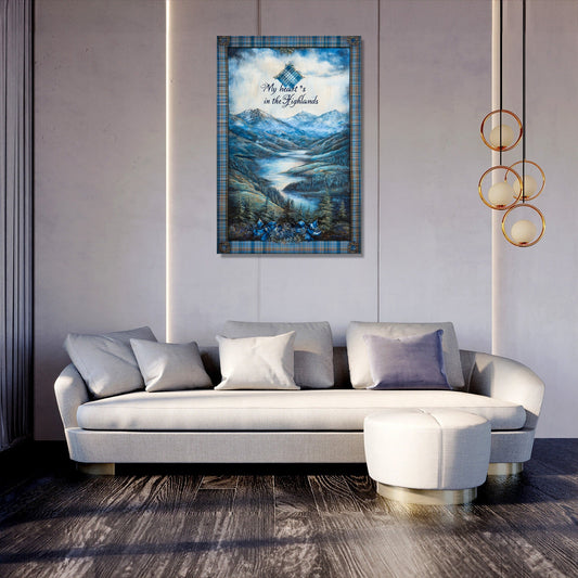My heart’s in the Highlands Canvas
