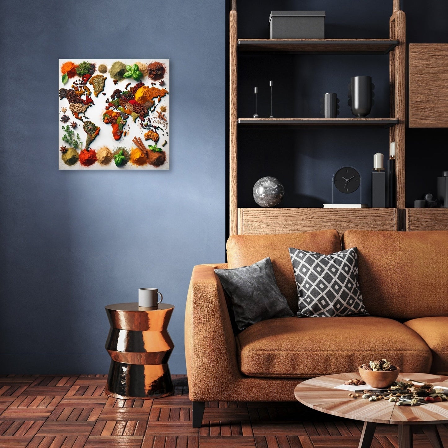 Spice World Map Canvas