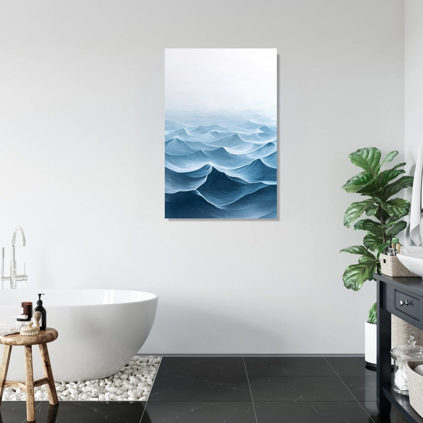 Serene Waves Canvas