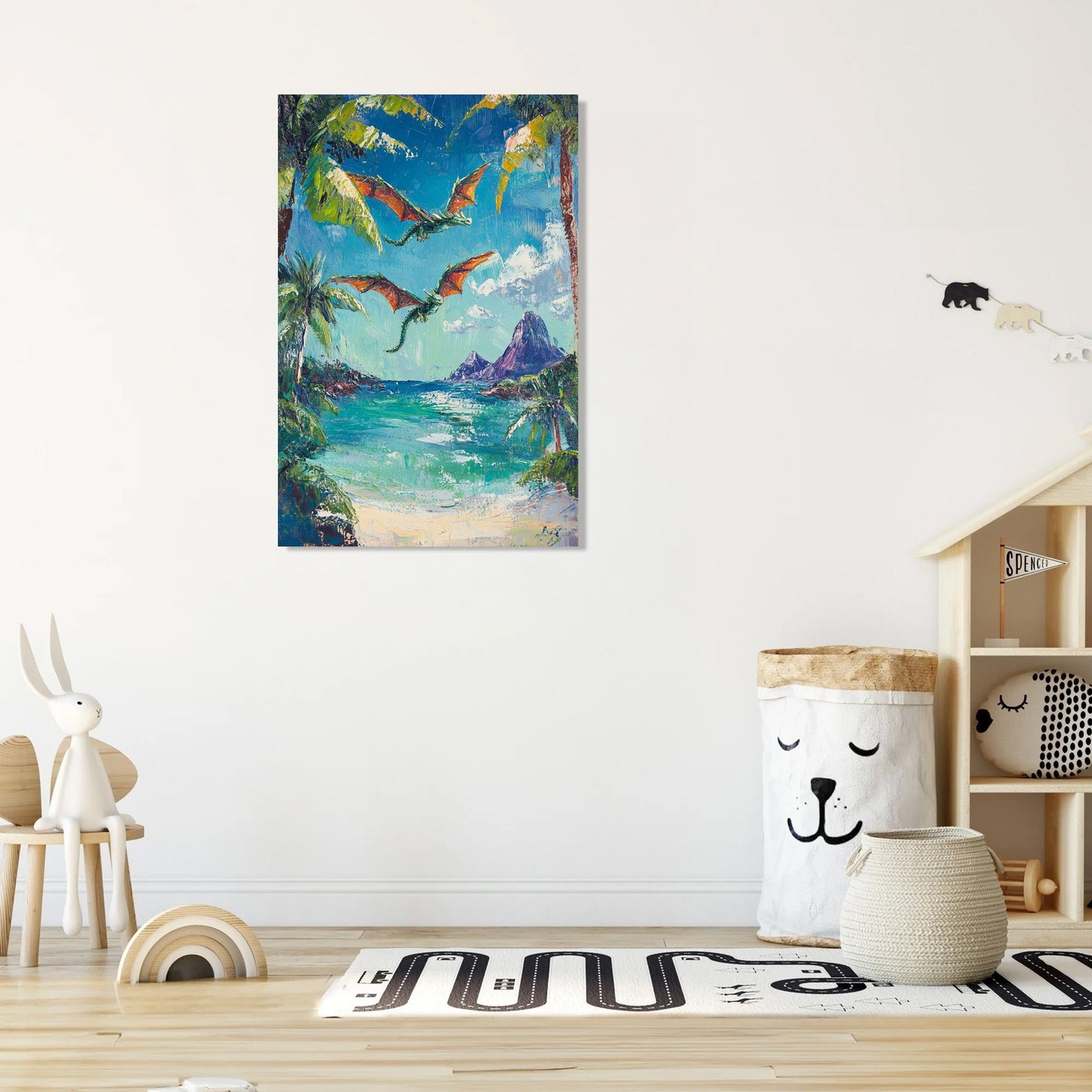 Dragon Island Flight Canvas