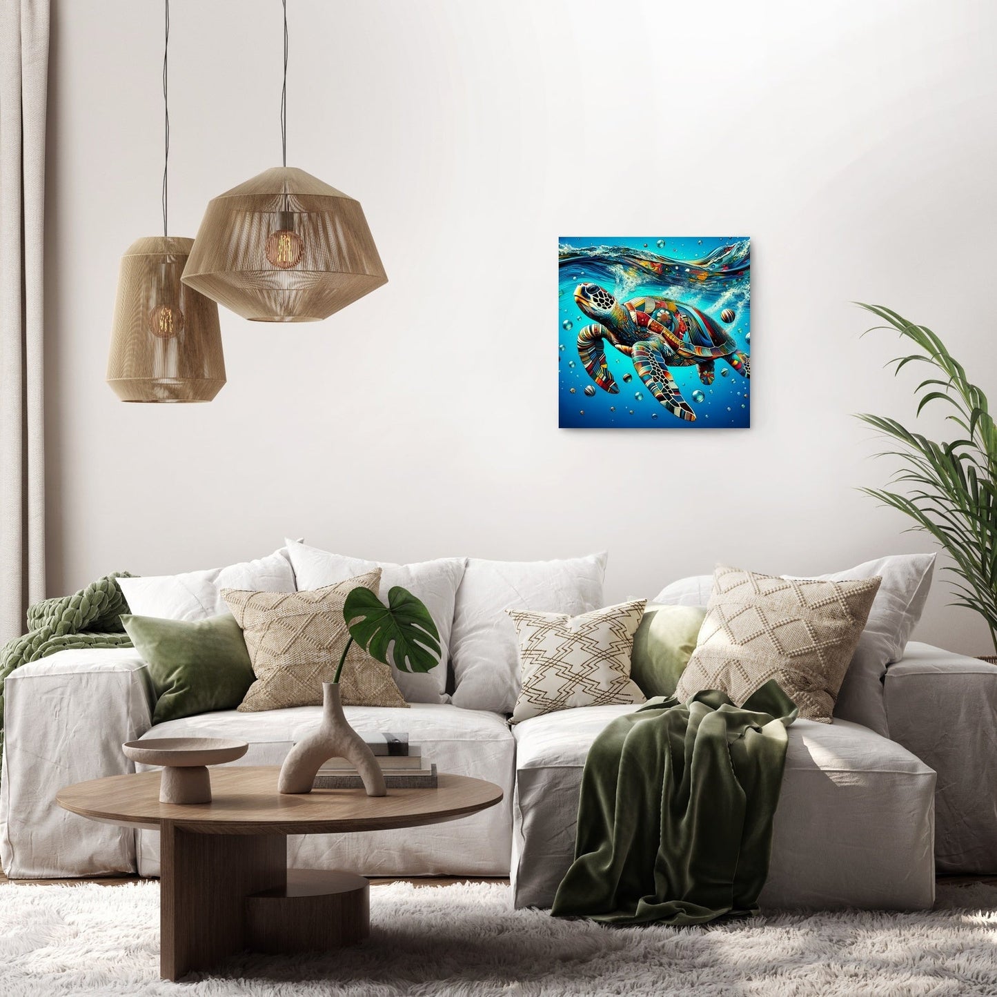 Pop Sea Turtles Canvas