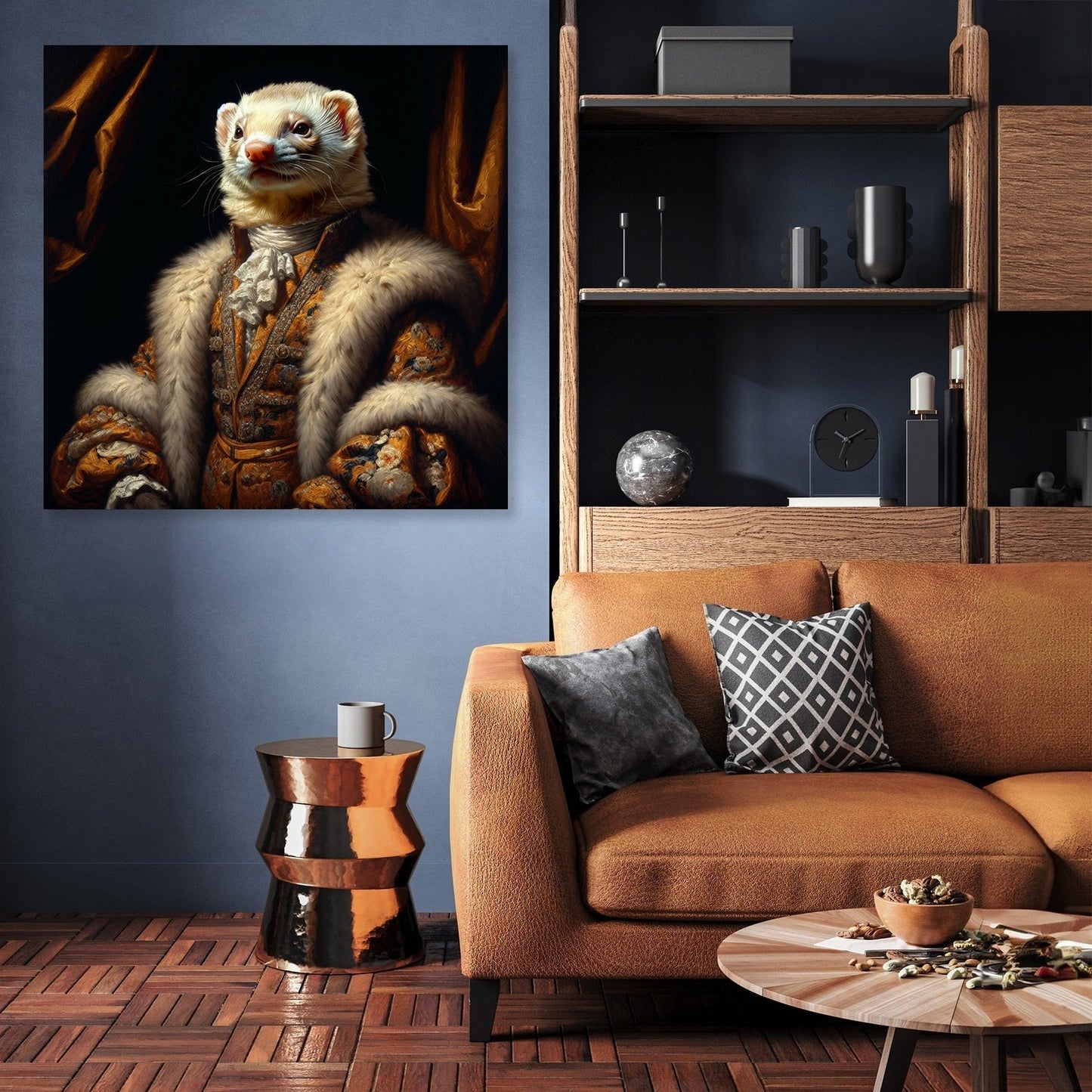Regal Ferret Twilight Canvas