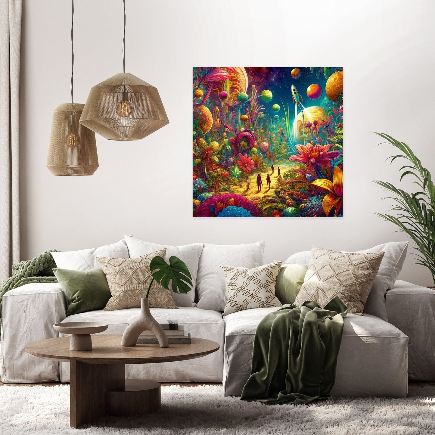 Extraterrestrial Eden Canvas