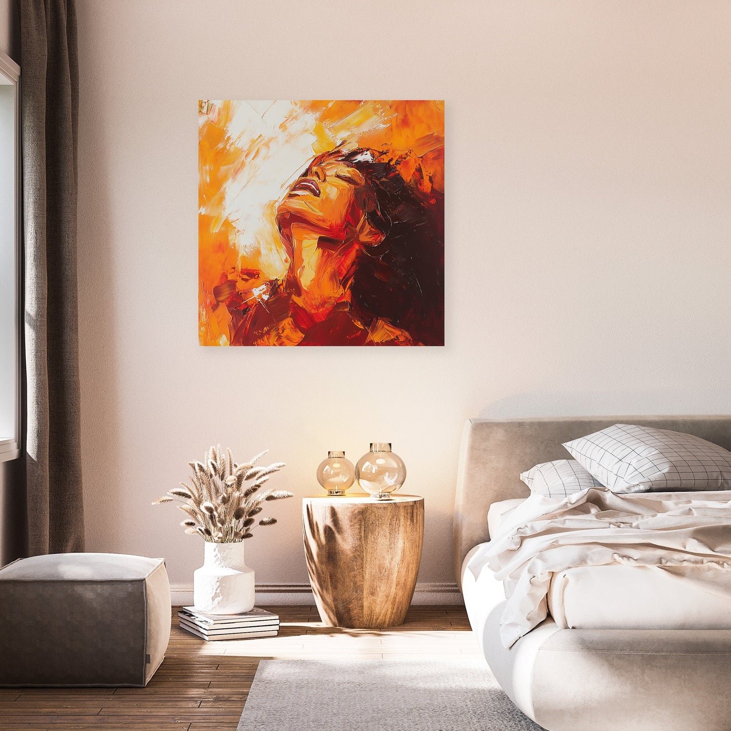 Radiant Maternal Embrace Canvas