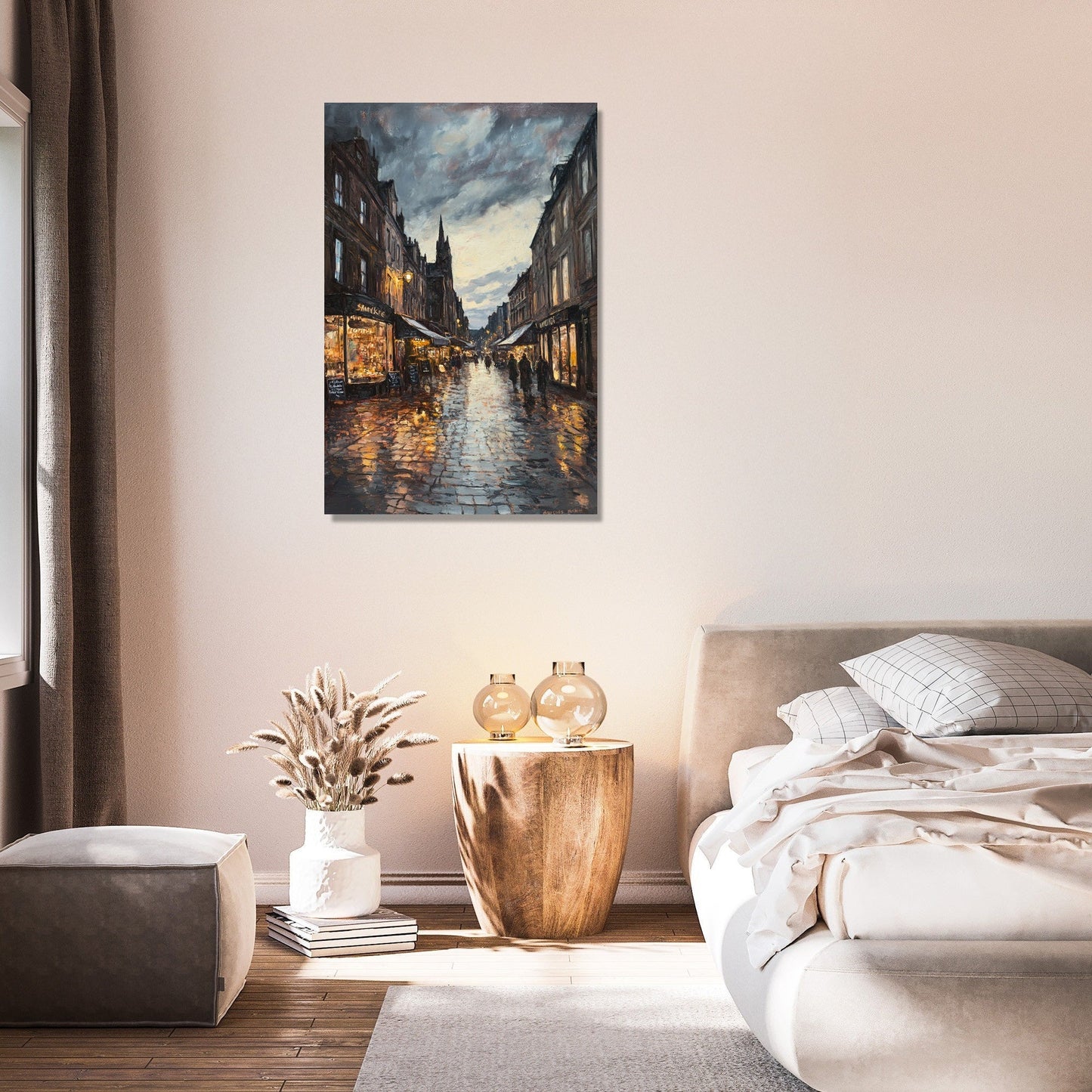 Twilight Melancholy Market Canvas