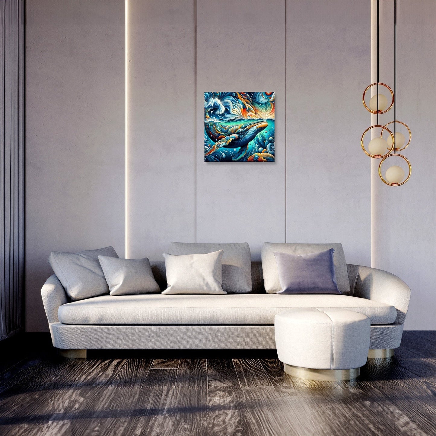 Whale Pop Fusion Canvas
