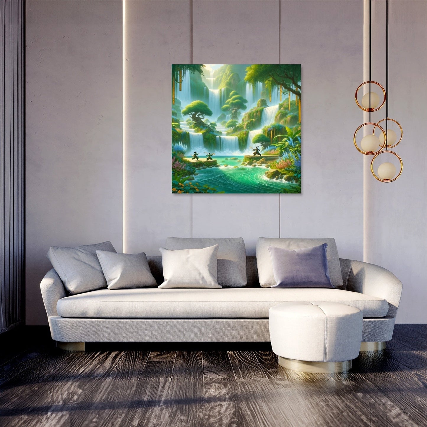Pandaren Falls Canvas